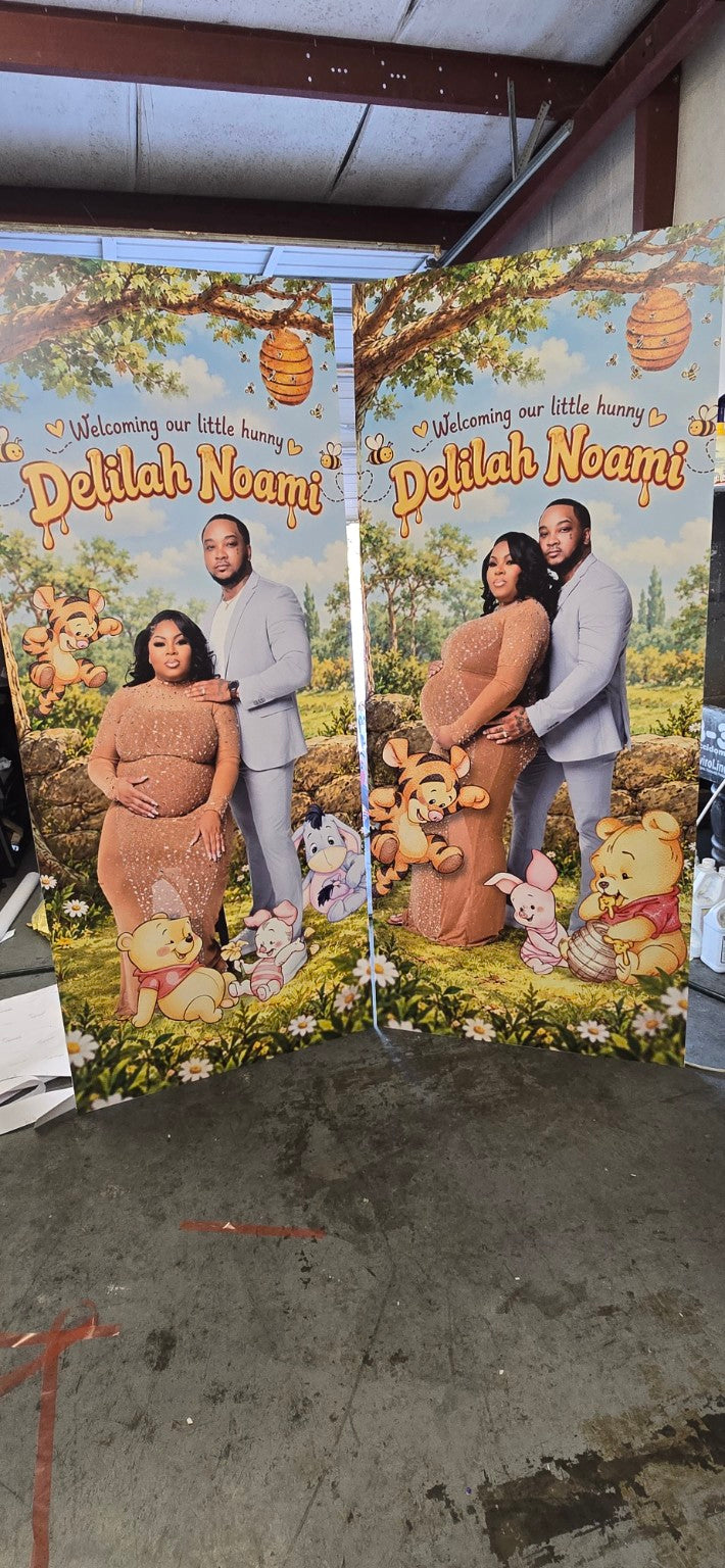 Custom printed event backdrop panels by Creative Tees Plus